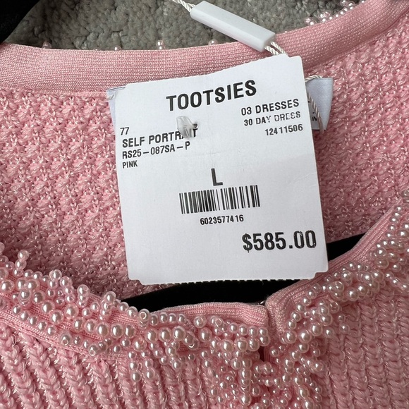 Self-Portrait Pink Mini Dress - Picture 5 of 8